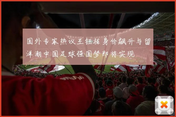 国外专家热议王钰栋身价飙升与留洋潮中国足球强国梦即将实现