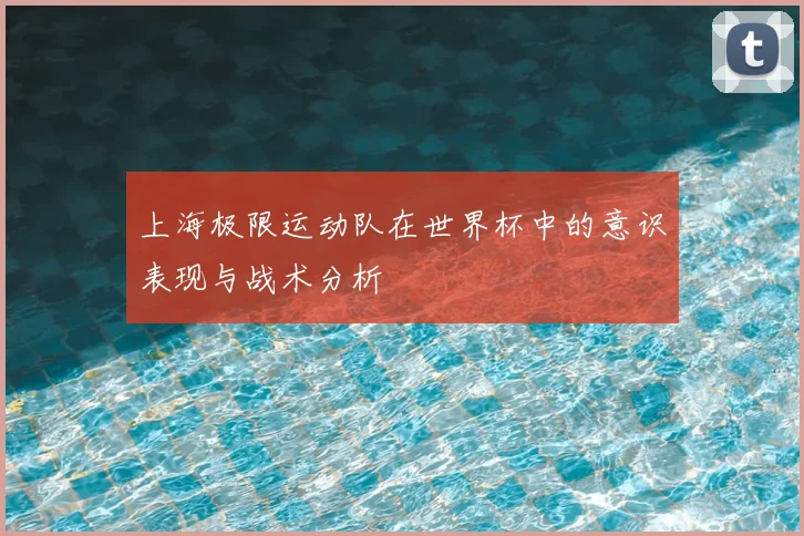 上海极限运动队在世界杯中的意识表现与战术分析